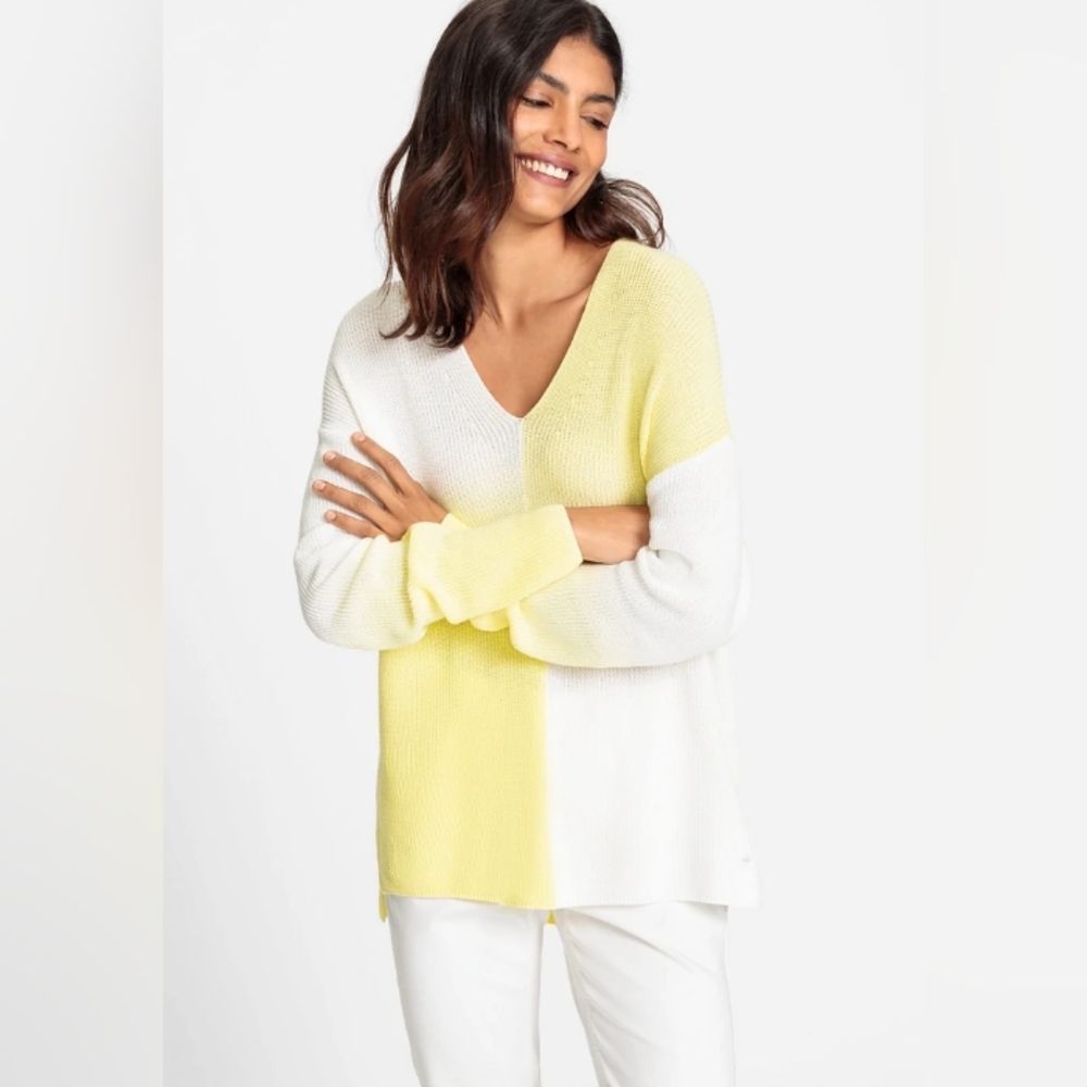 Olsen | V-Neck Tunic Sweater